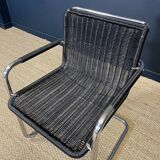 Pair of Mart Stam armchairs Fasem edition