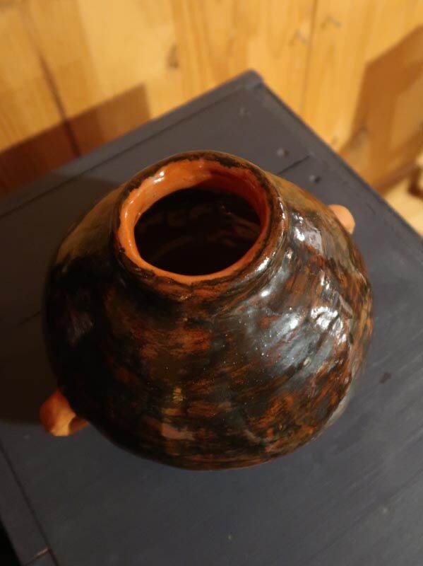 Ear vase terracotta artisanal