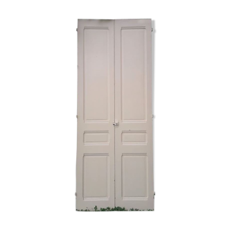 Paire de portes de placard anciennes