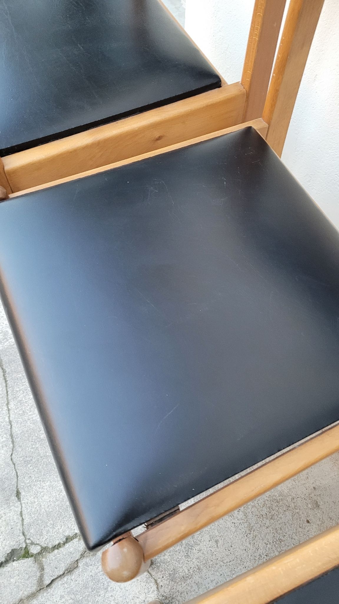 Série de 4 chaises scandinave vintage 1950