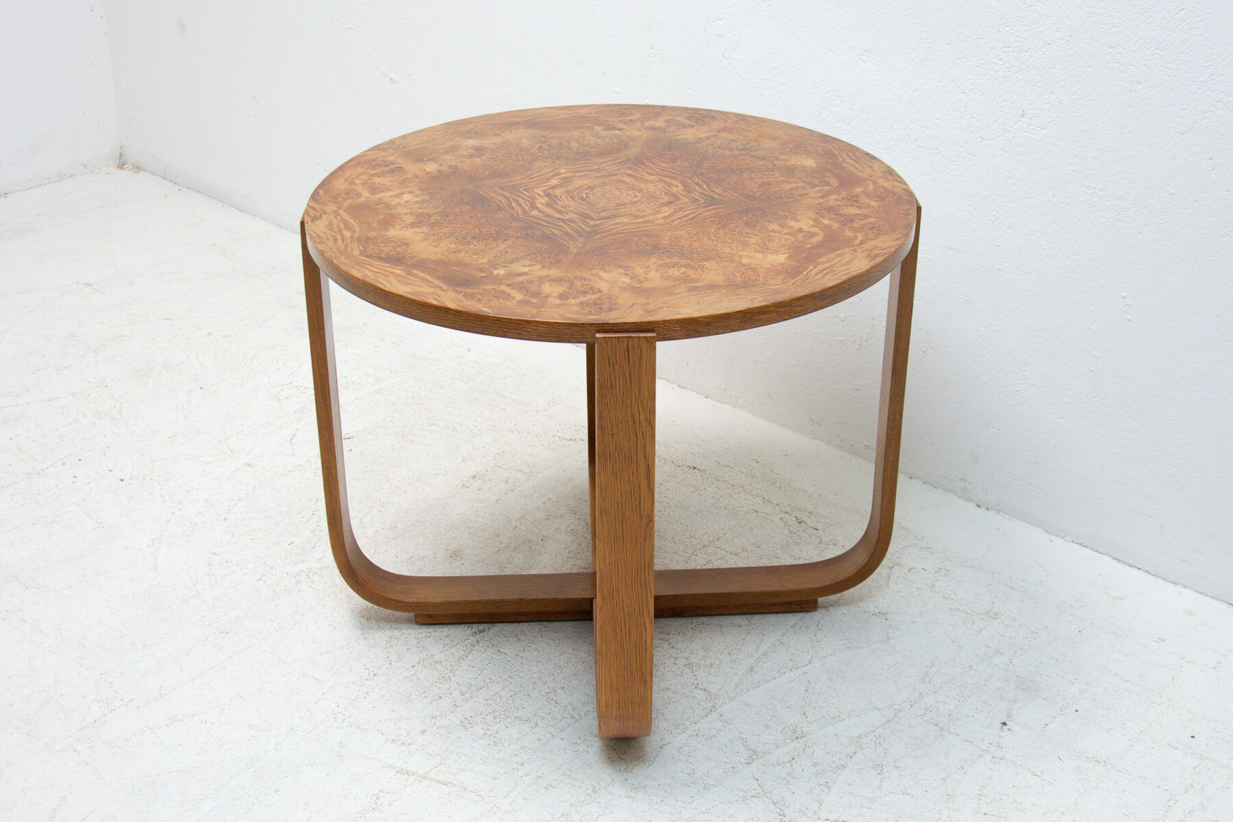 Modernist coffee table H-168 designed by Jindrich Halabala for UP Závody, 1930