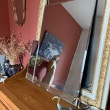 Rectangular bevelled mirror