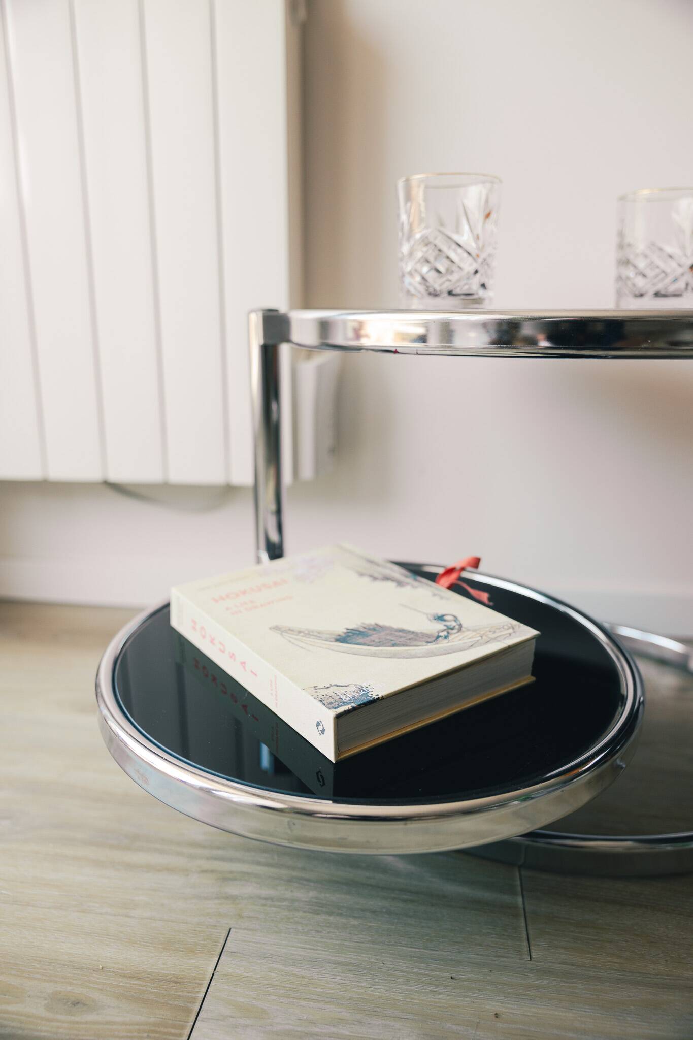 1970s three-tier coffee table