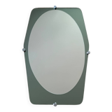 Double shade mirror 43x66 vintage 1970