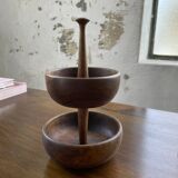 Wooden cocktail dish