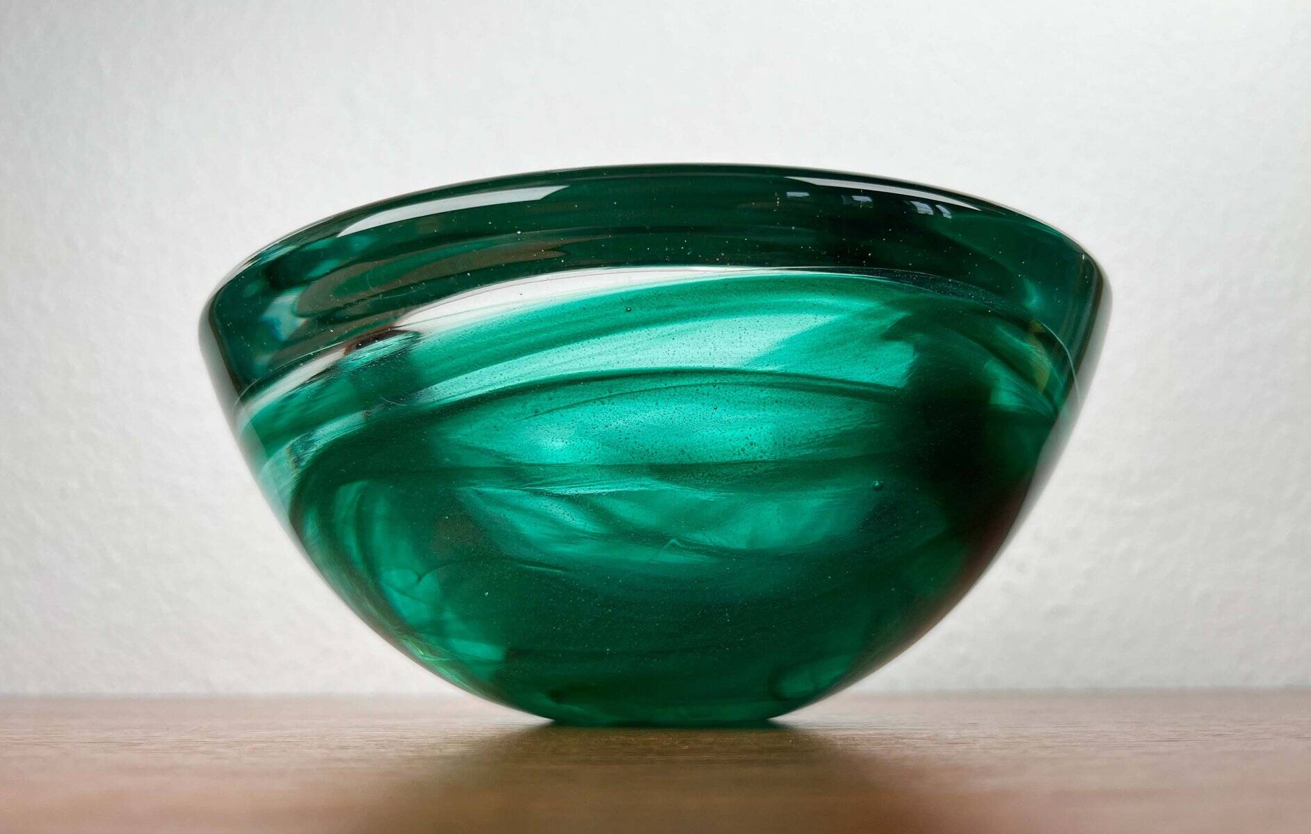 Vintage Swedish glass bowl by Kosta Boda