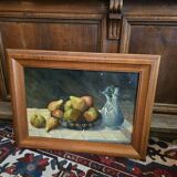 Oil on canvas nature and