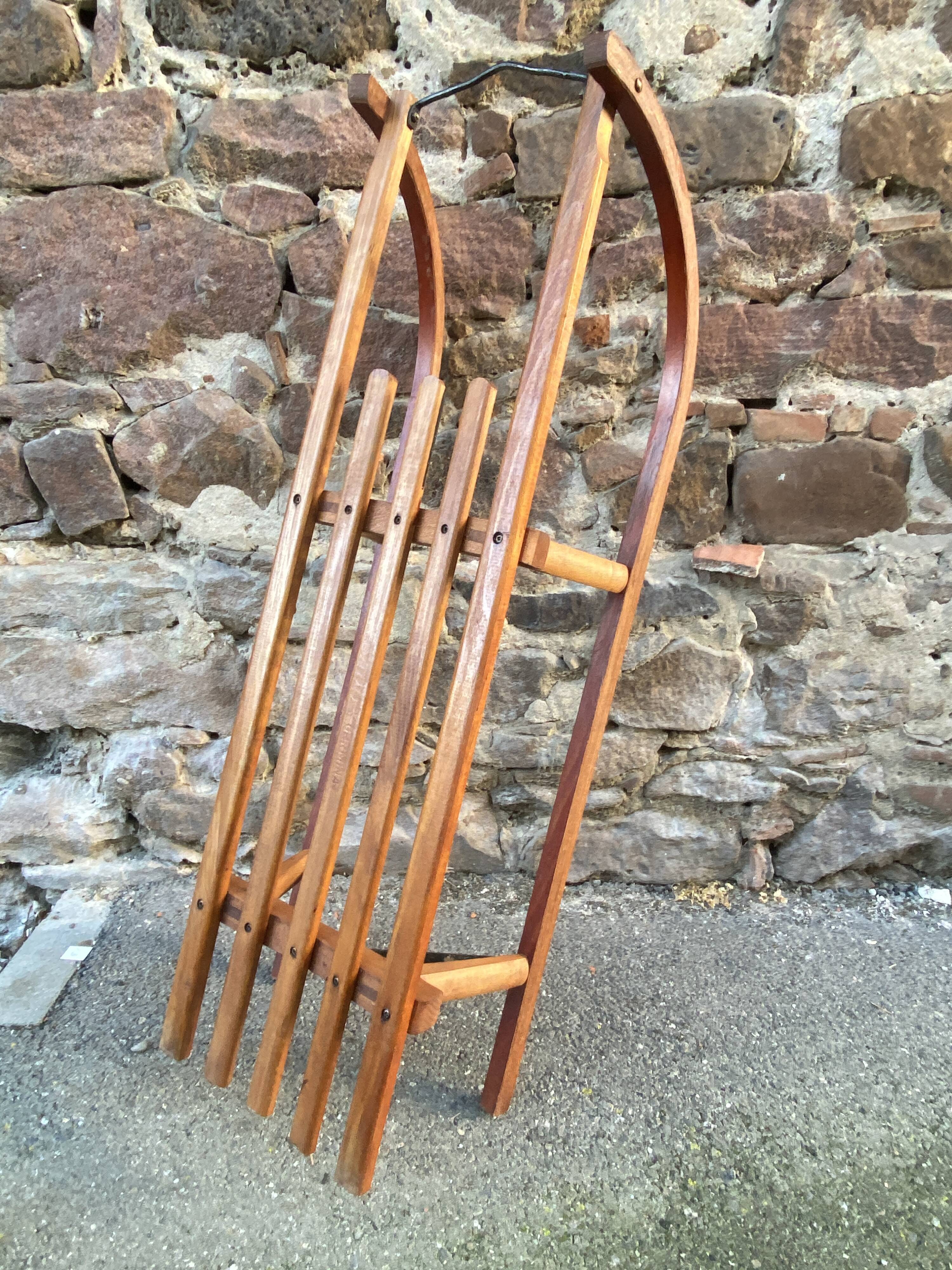 Vintage sled Christmas decoration