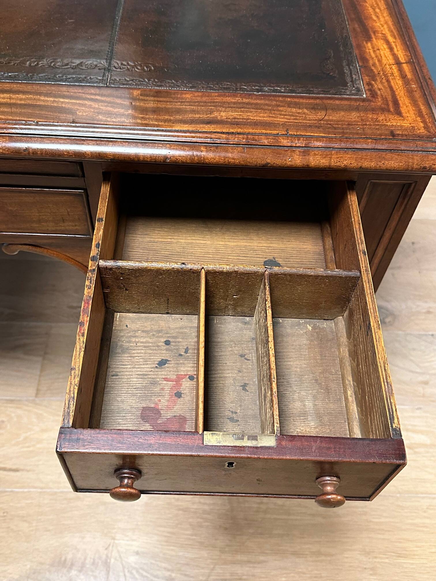 Antique mahogany William IV writing desk