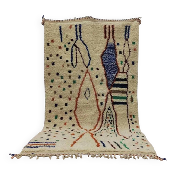 Large handmade Berber rug 3 x 2 m