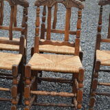 7 rustic chairs mulched oak suite