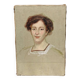 Portrait of a woman, oil on canvas, 19th century