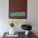 Minimalist abstract painting "garden thoughts"