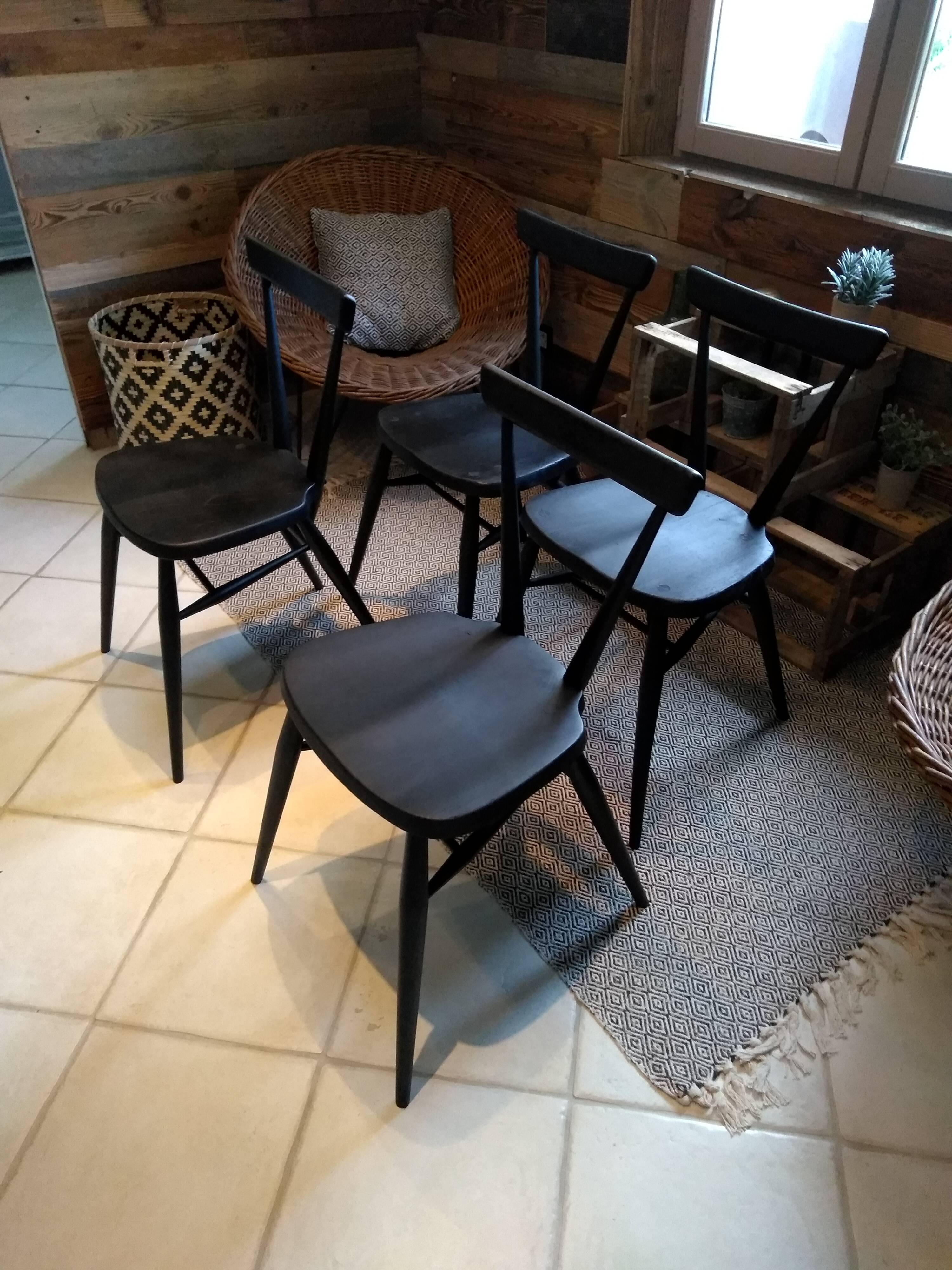 4 chaises ercol