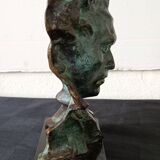 Beetoveen bronze mask
