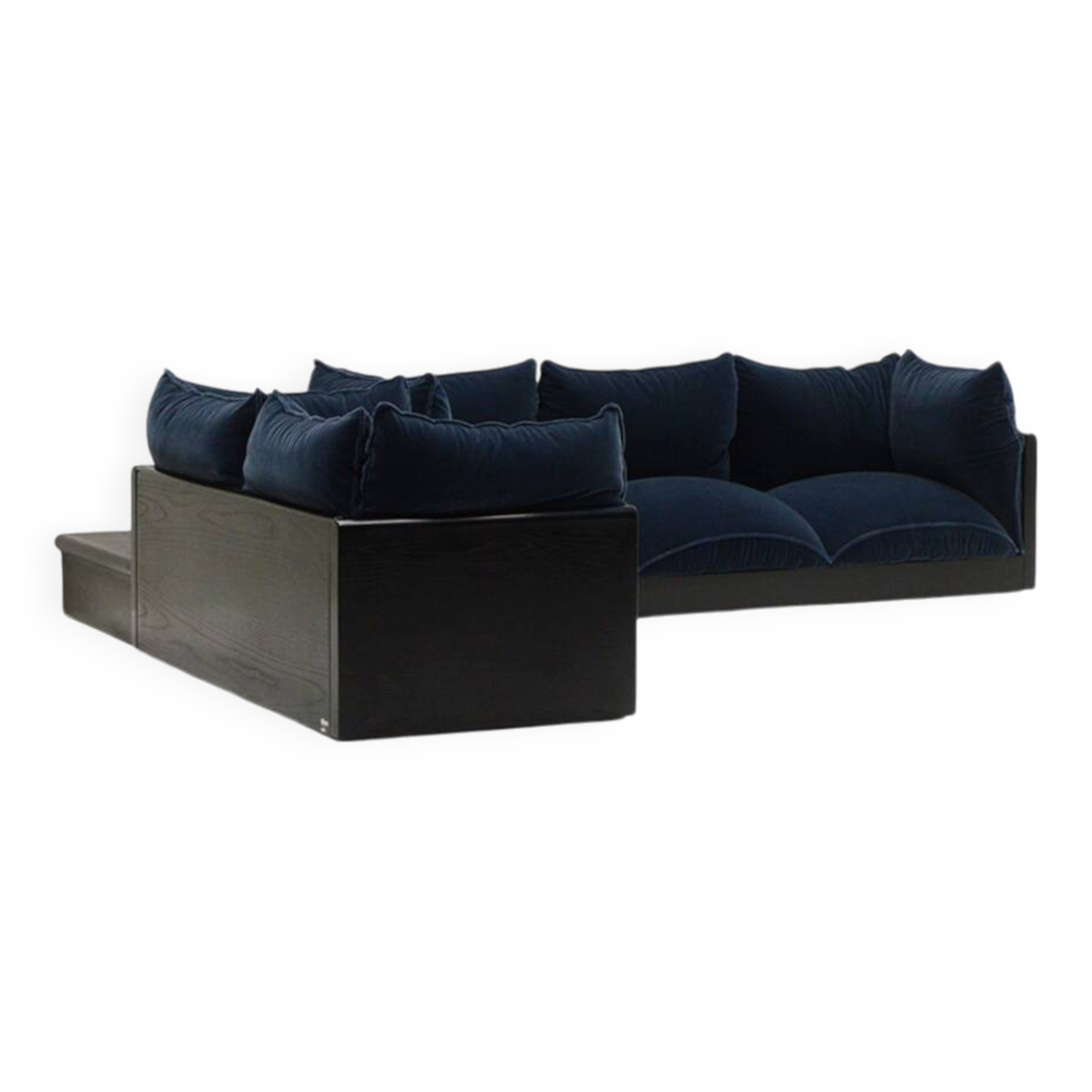 “Down” sofa set by Carlo Bartoli for Rossi di Albizzate, 1970s Italy.