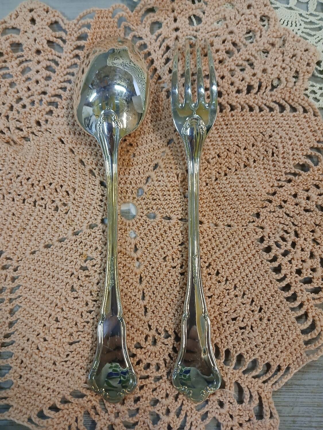 5 pairs of silver-plated cutlery