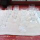 Set of 15 old glasses from the 40s
