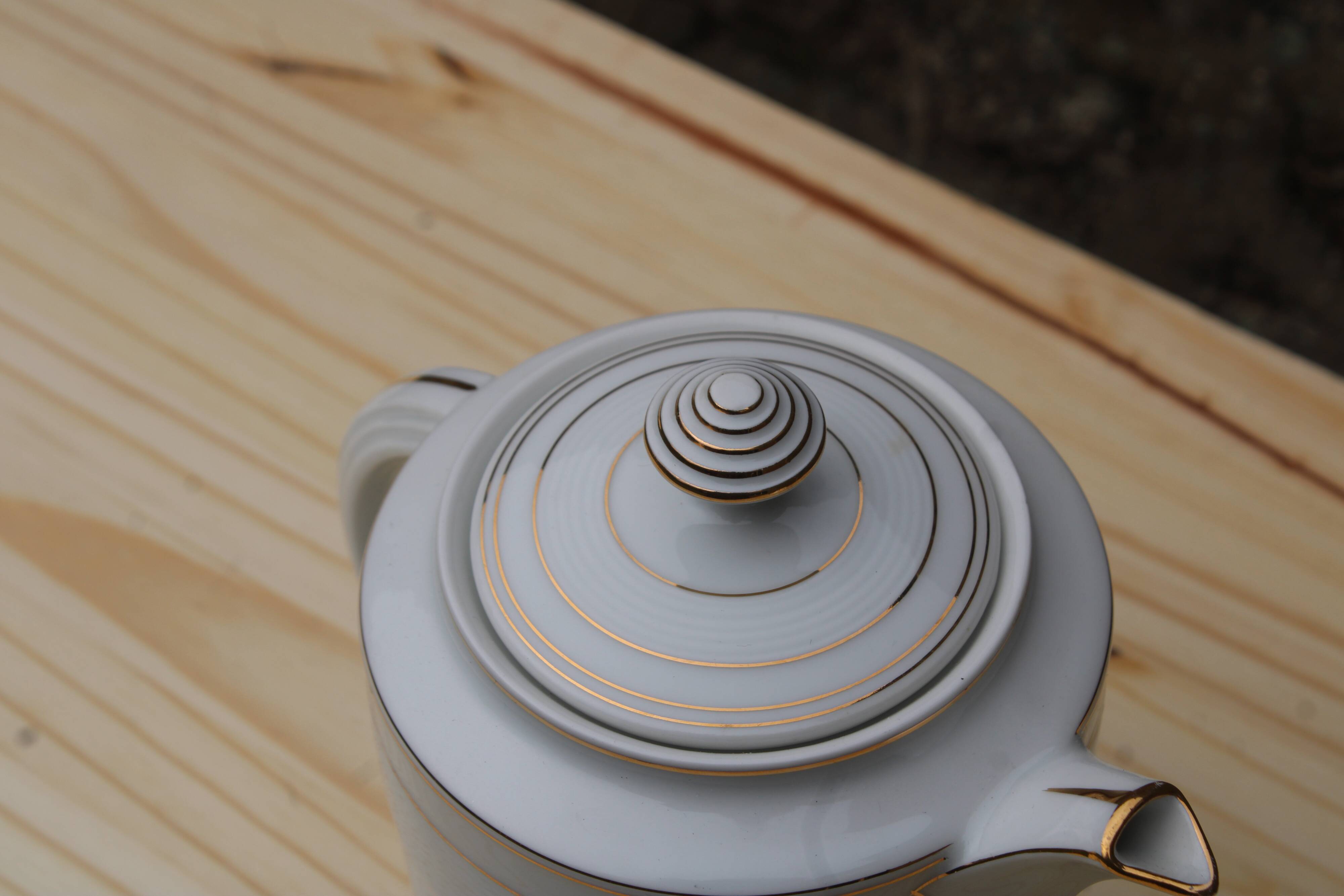 Limoges porcelain teapot