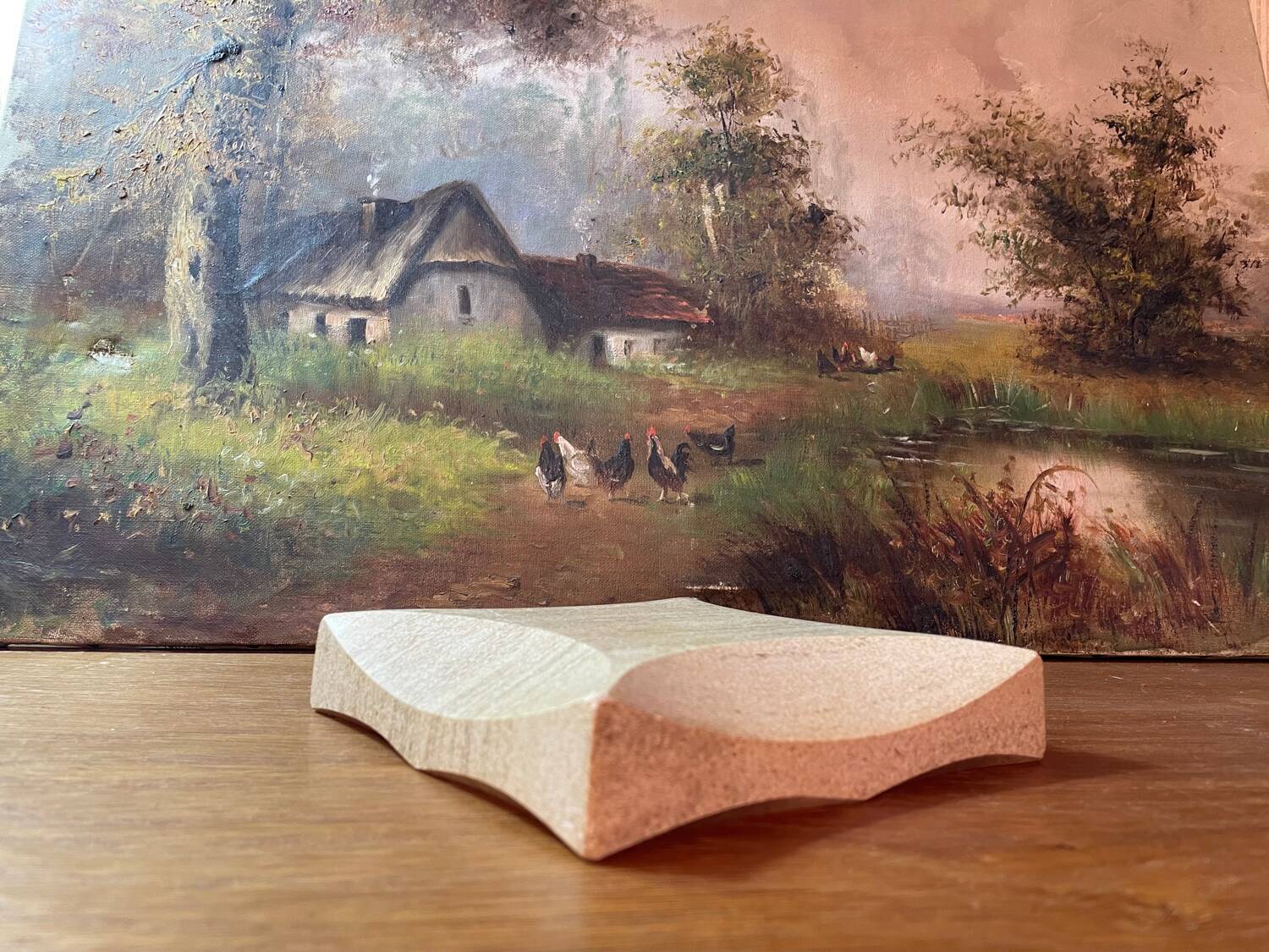 Polished bolster ashtray