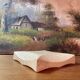 Polished bolster ashtray