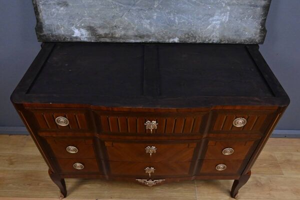 Commode en Acajou et Bois de Rose, style Louis XVI – 1ère partie XXe