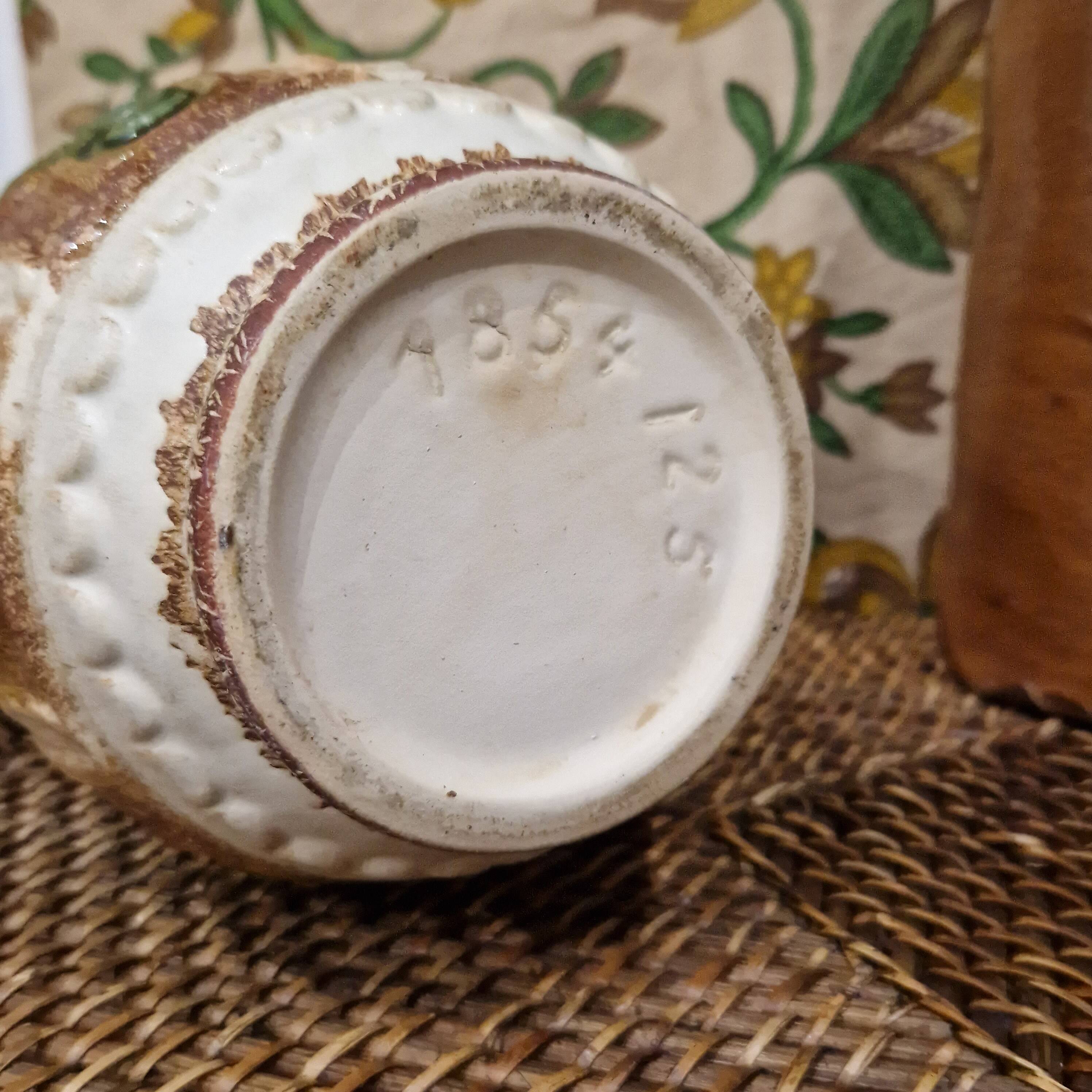 Vintage pitcher vase West Germany Uebelacker U-Keramik model 1854 25 60s