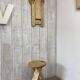 Paire de tabourets pliables