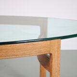 Table basse par Ib Kofod Larsen, Fröschen Sitform, Allemagne 1960