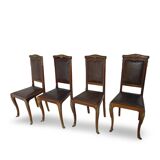 Italian art deco dining chairs 1920s