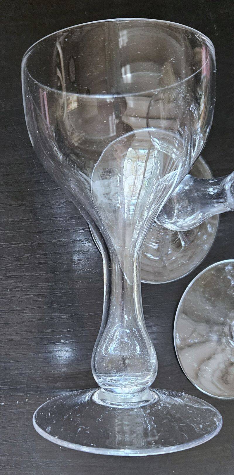 Set of 6 Champagne Coupes with Hollow Base