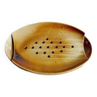 Asparagus dish in glazed stoneware signed osul