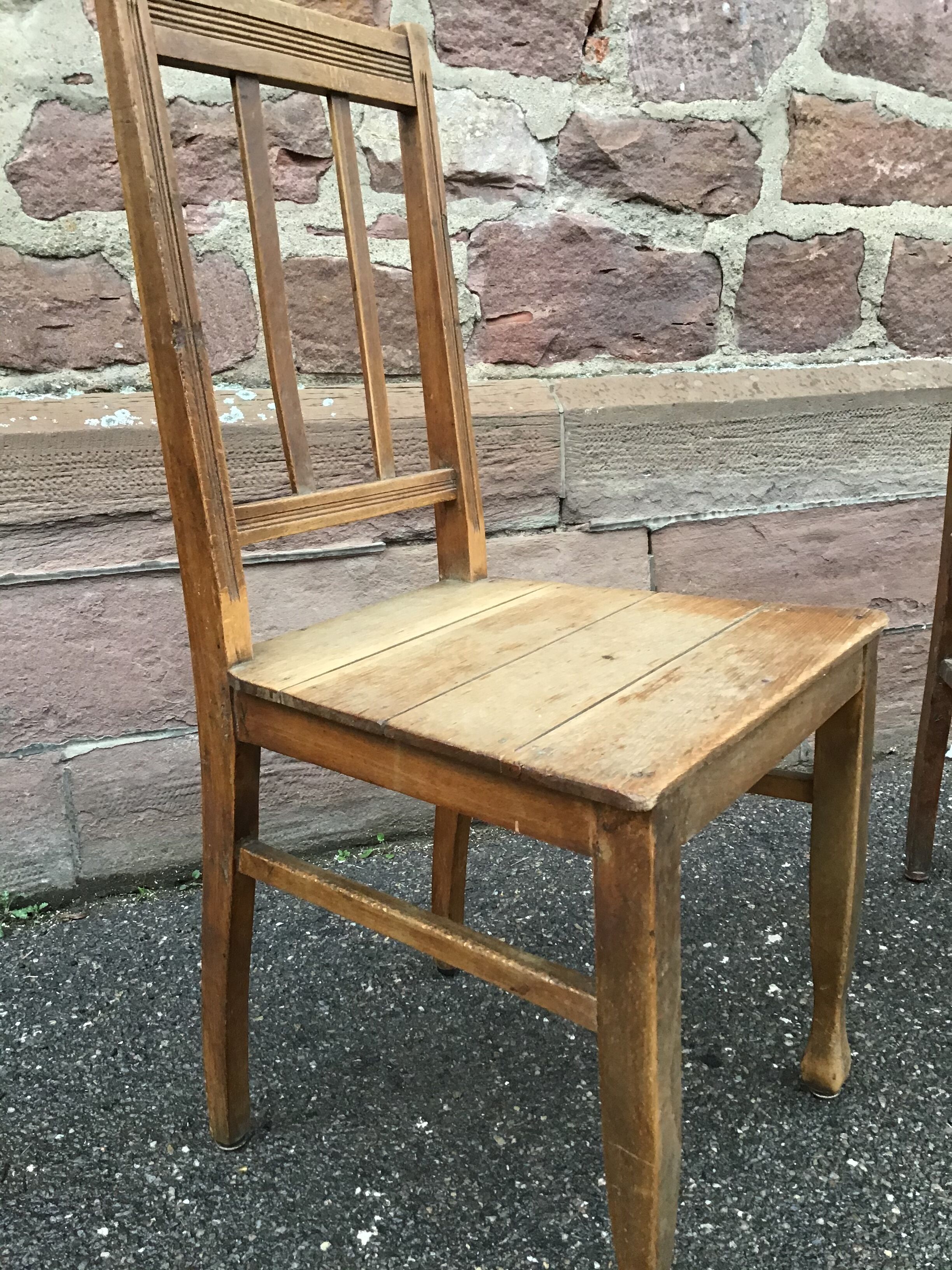 2 vintage bistro chairs art nouveau 1920s