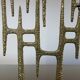 Brutal brass candlestick 9 70s candles