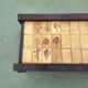 Ceramic coffee table with herbarium pattern
