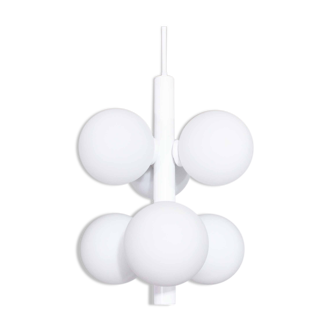 Hanging lamp at 6 opalines Hustadt Leuchten