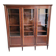 Display cabinet library 3 doors Louis XVI style in wood