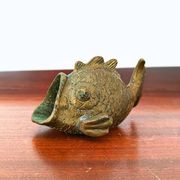 Bronze Fish Ashtray Attributed to Walter Bosse