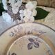 Antique iron earthenware dish