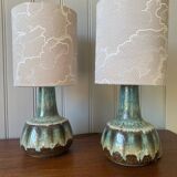 Set of 2 Danish ceramic bedside tables