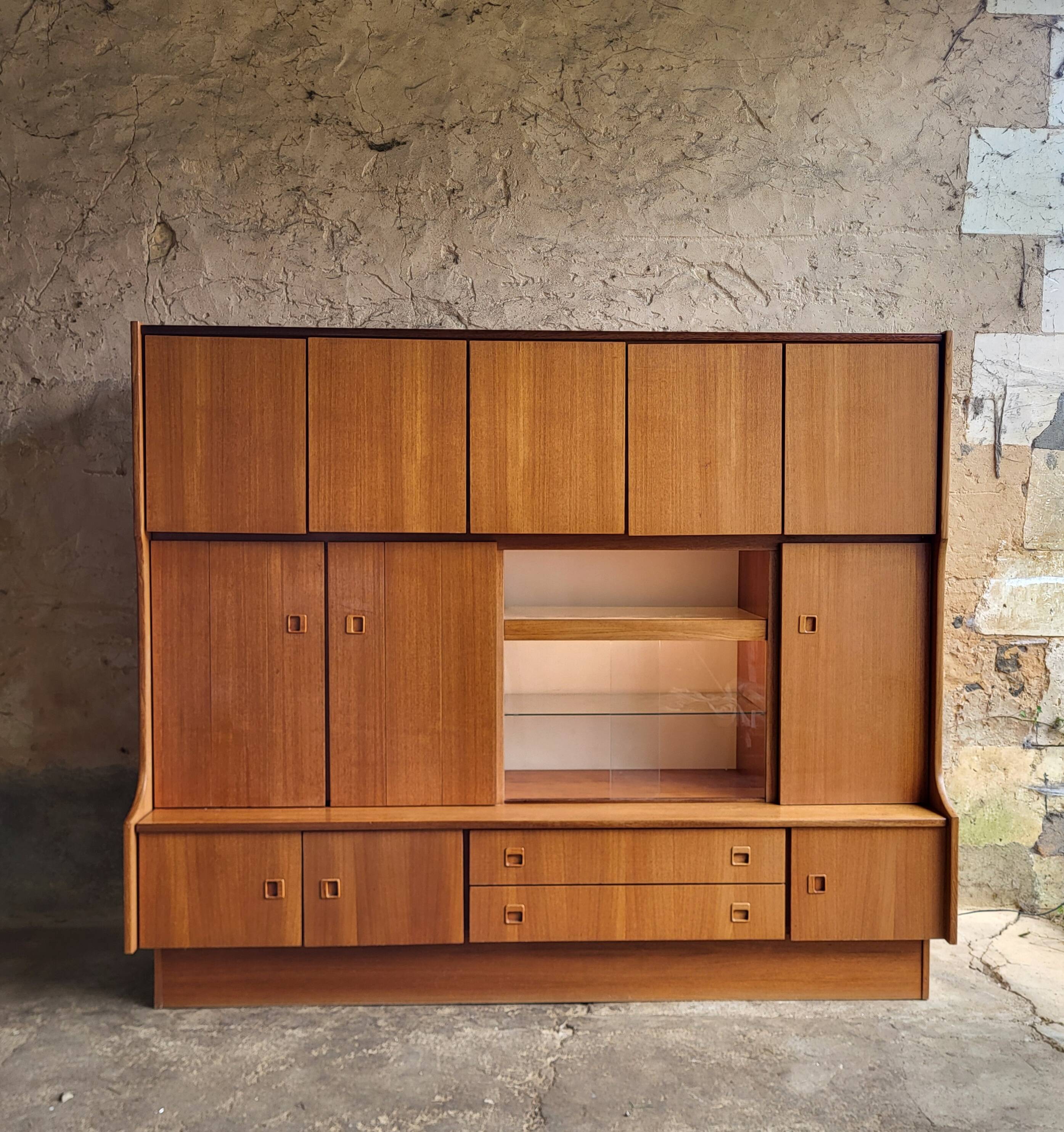 Living Buffet 1970s Teak Scandinavian Style