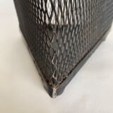 Mesh basket and brass, 70s
