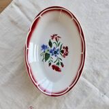 Old Ravier faience Sarreguemines Digoin - José model - Floral decoration