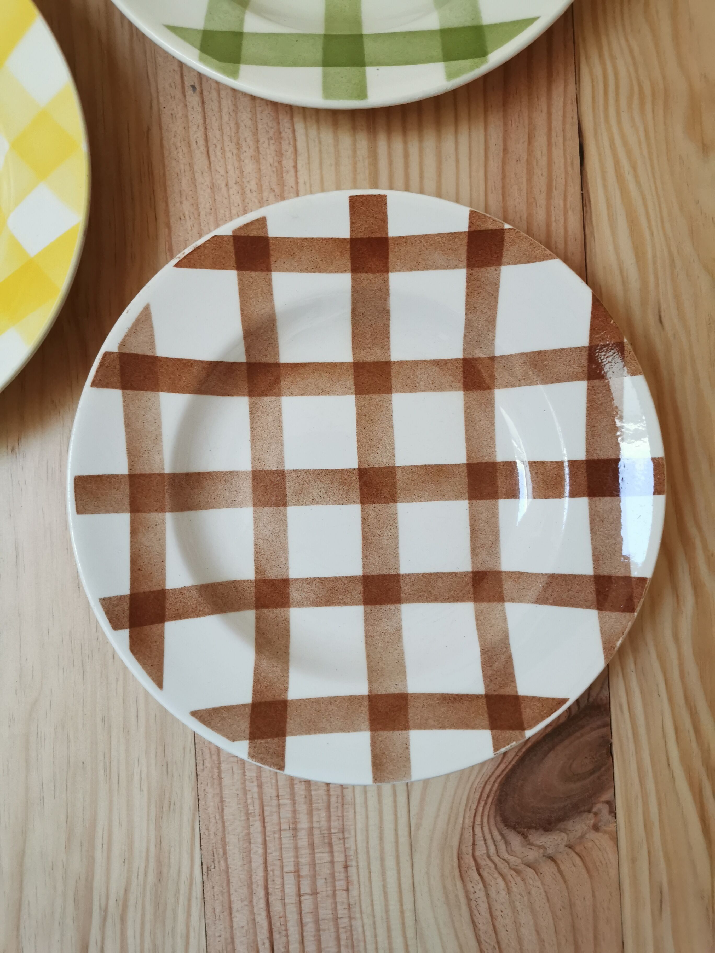 Mismatched vintage hollow plates