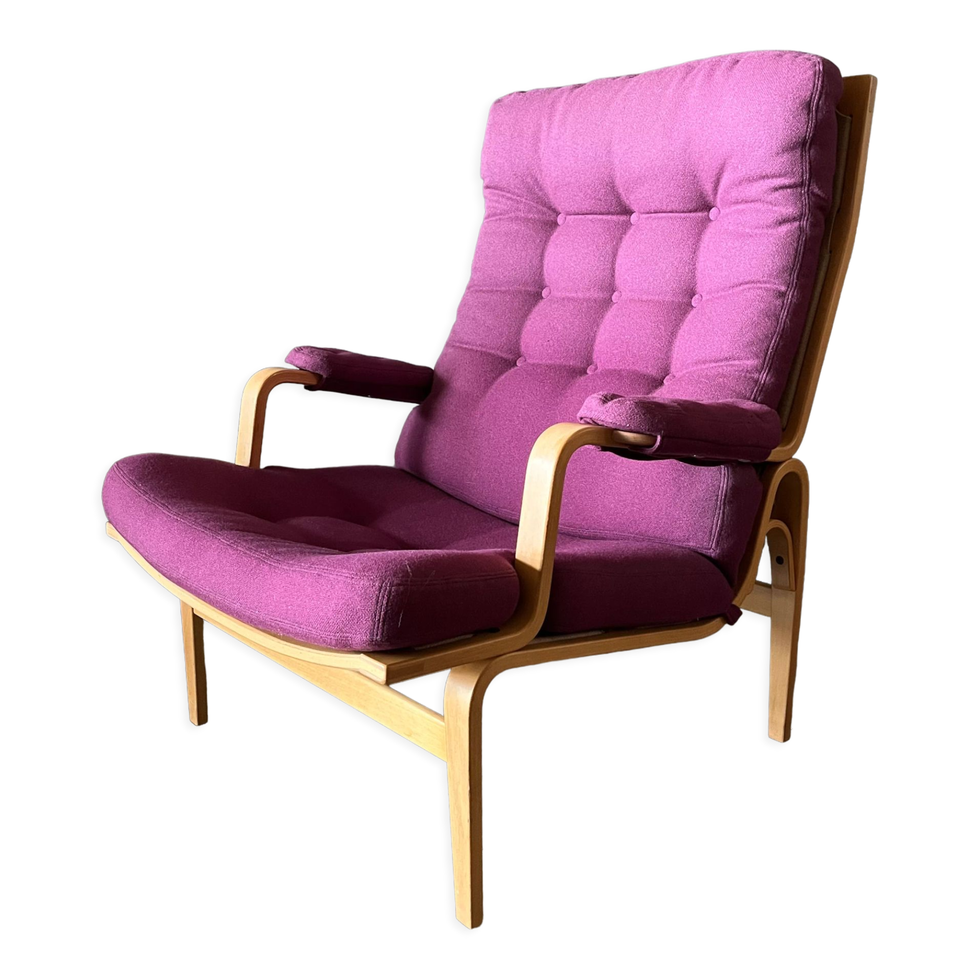 Vintage Ingrid armchair model by Bruno Mathsson for Dux Sweden