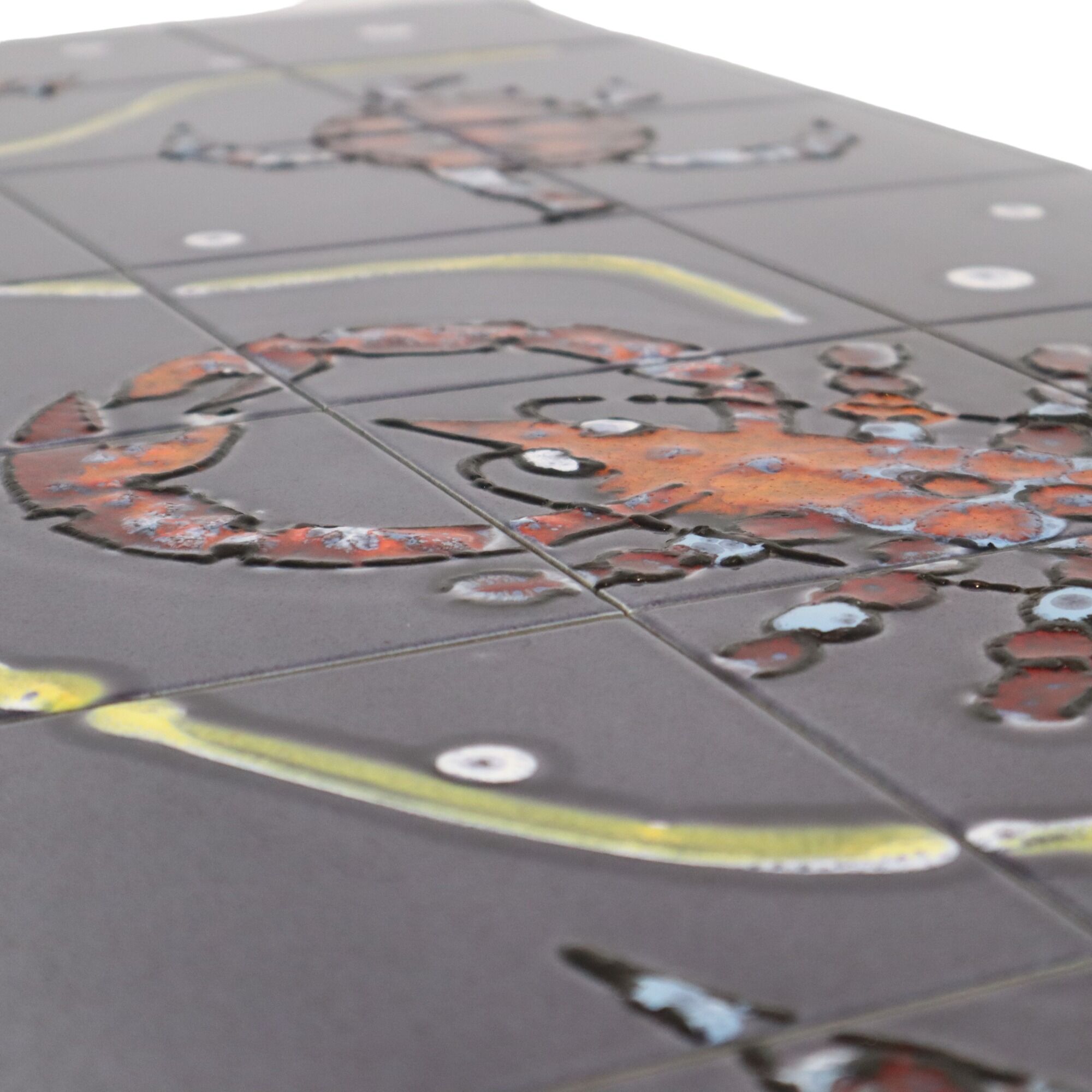 Vintage ceramic coffee table, 1970