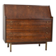 Vintage 1960s wooden secretaire sideboard design G.Frattini for Bernini