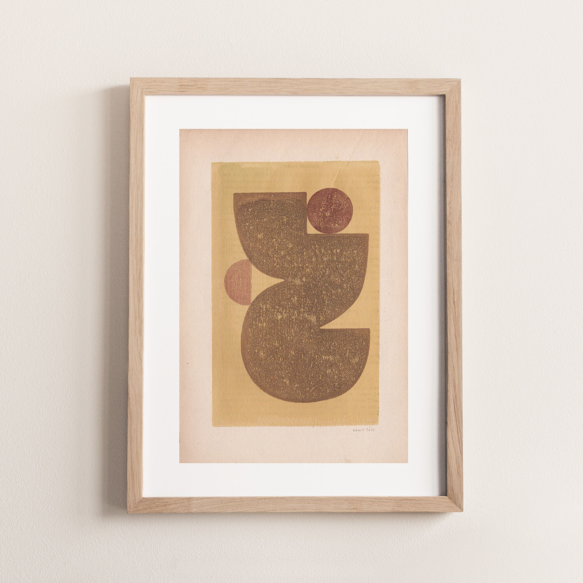 Painting on paper - illustration M342 - by Eawy