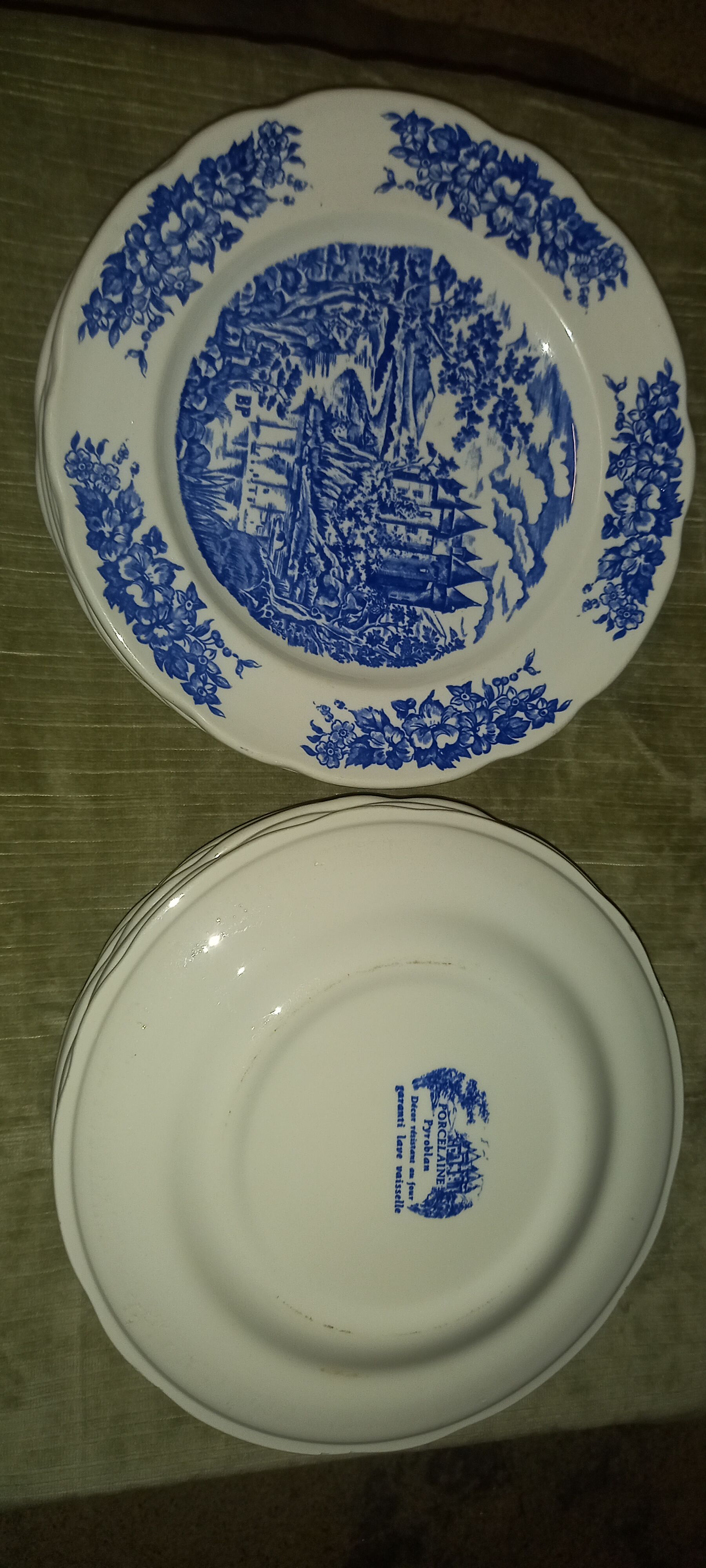 Vintage porcelain plate