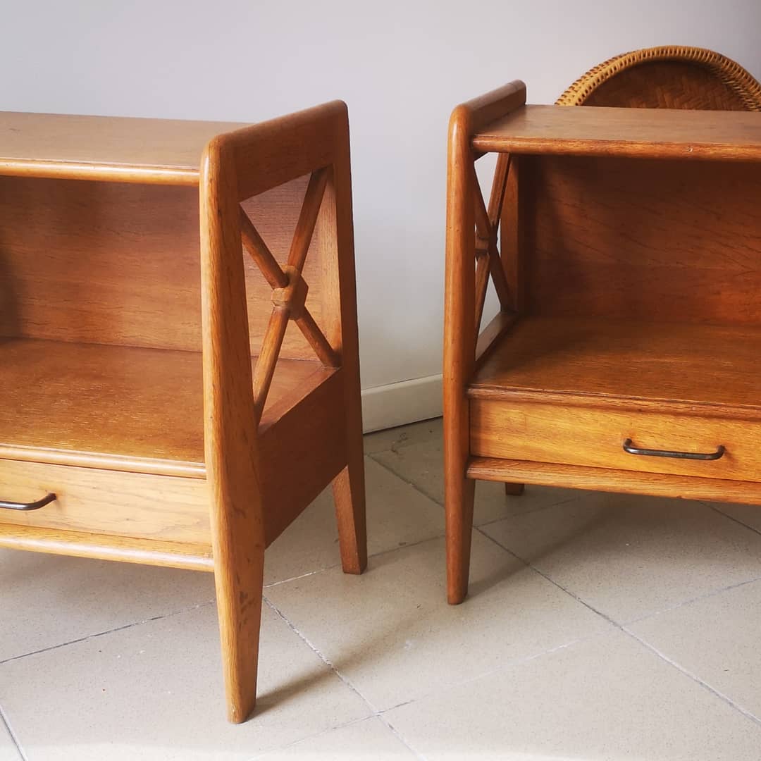 Pair bedside table Atelier Saint Sabin